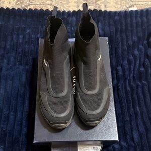 Prada Men's Black High-Top Sneakers